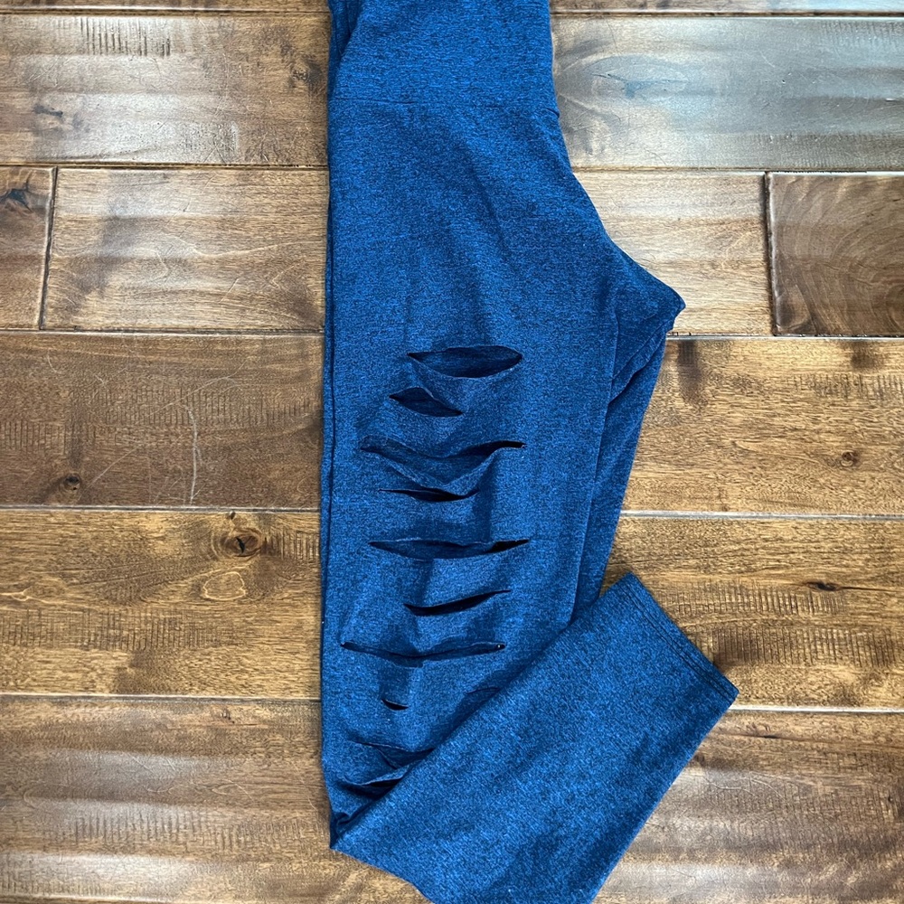 Onzie leggings with laser cuts